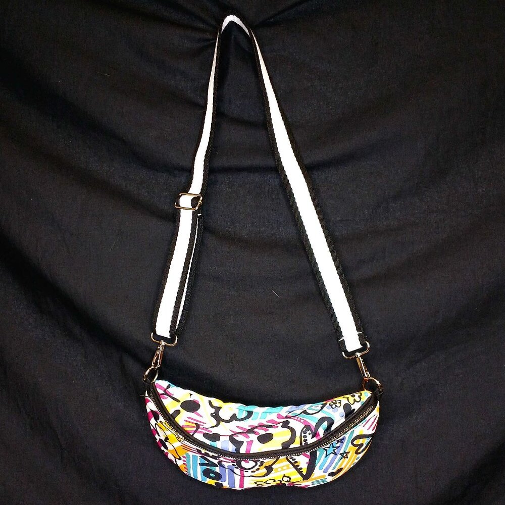 Brighton Floral Graffiti Love Belt Bag Fanny Pack